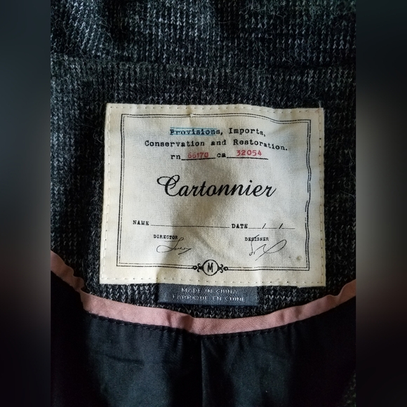 Cartonnier Women's Blazer Gray Size Medium - Picture 9 of 11